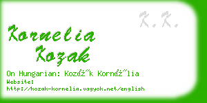 kornelia kozak business card